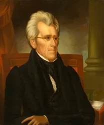 Andrew Jackson (1767–1845), ca 1830-32 (olja på panel)