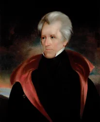 Porträtt av Andrew Jackson, ca 1837 (olja på duk)