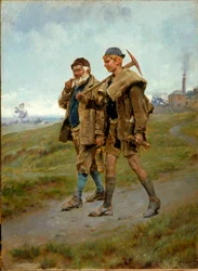 Går hem, 1888