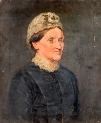 Porträtt av en gammal kvinna, 1881