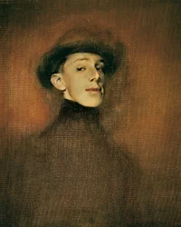 Porträtt av kung Alfonso XIII av Spanien (studie)