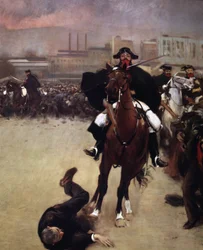 Laddningen 1902, oljemålning