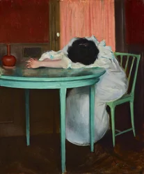 Trött, ca 1895-1900