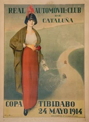 Affisch Royal Automobile Club of Catalonia