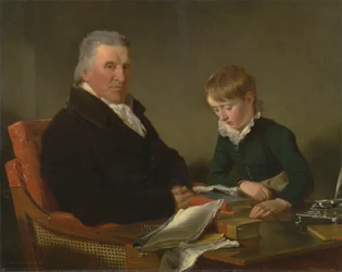 Francis Noel Clarke Mundy och hans barnbarn, William Mundy