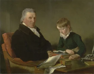 Francis Noel Clarke Mundy och hans barnbarn, William Mundy