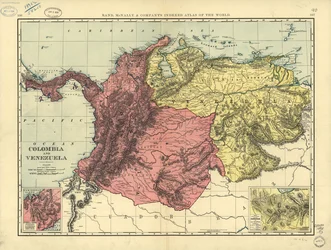 Colombia och Venezuela. LOC 2003627059