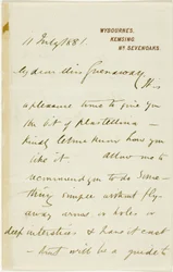 Brev till Kate Greenaway