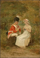 Frivilligsoldatens uppvaktning, 1798