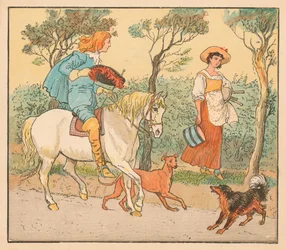 Vart är du på väg, min vackra piga, c1882.