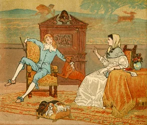 ...Du måste söka en fru med en förmögenhet!, c1880, 1888.