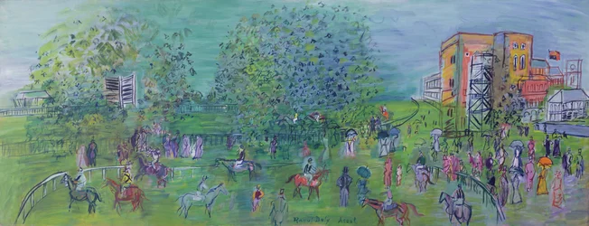 Ascot, ca 1930 (olja på duk)