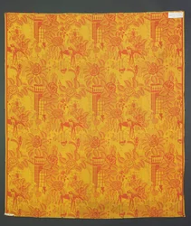 Tyg med design i jugendstil (textil)