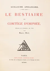 Frontispiz av "Le Bestiaire ou Cortège d