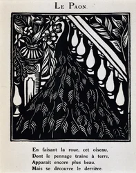 Påfågeln - i “Le Bestiaire ou cortège d