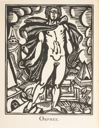 Orfeus, illustration från "Le Bestiaire ou Cortège d