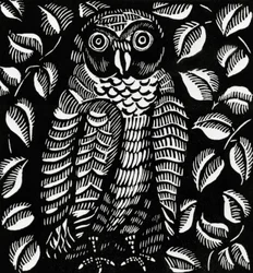 Uggla, för dikten Le hibou, från Le Bestiaire ou Cortege d