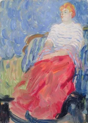 Porträtt av konstnärens syster, Suzanne Dufy