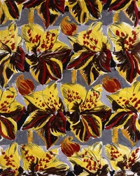 Röda och gula blommor; Fleurs Rouges et Jaunes