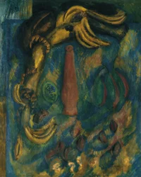 Stilleben med bananer
