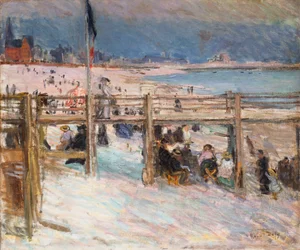 Stranden vid Sainte-Adresse