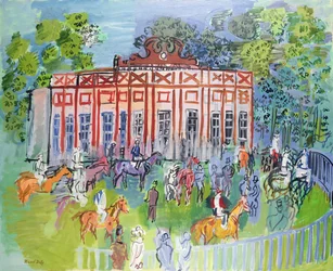 Paddock på Chantilly