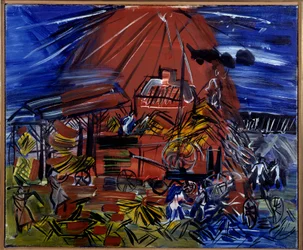The Red and Blue Depiquage, 1900-tal (olja på duk)