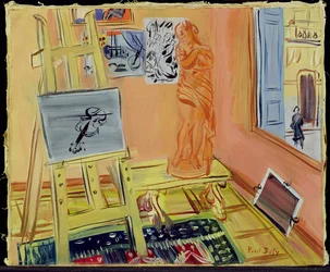 The Studio, ca 1942 (olja på duk)