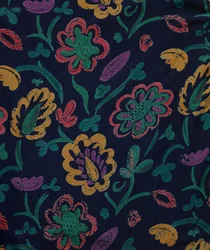 "Troika van Paul Poiret" textildesign gjord för den franska sidentillverkaren Bianchini-Ferier av Raoul Dufy (1877-1953)
