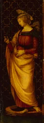 St. Katarina av Alexandria (olja på duk)