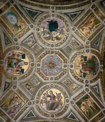 Tak i Stanza della Segnatura, ca 1510-1511.