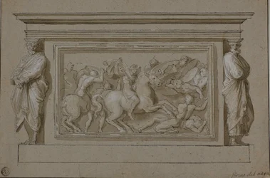 Förslag till begravningsmonument för Marchese Francesco Gonzaga