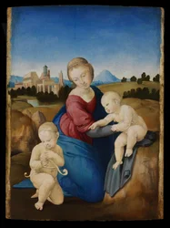 Madonnan med barnet och den unge Johannes Döparen