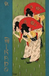 Geishas, ca 1900 (illustration)