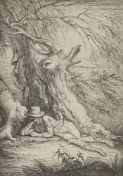 Bandit under ett träd, 1795-1801.