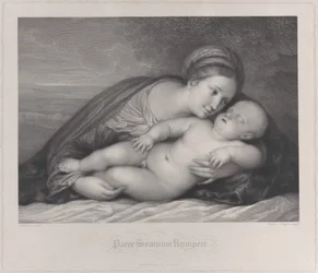 Madonnan som omfamnar det sovande Kristusbarnet, 1797.