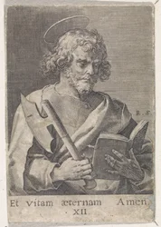 Aposteln Mattias Kristus, Maria och de tolv apostlarna (serietitel)