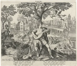Ungdom under inflytande av kärlek Amor (titel på objekt) The Four Ages (serietitel)