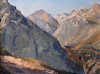 Morgonsol på bergen, Pyrenéerna