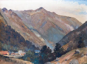 Bergslandskap (Pyrenéerna)