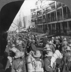 Afrikas söner som seglar för England, Aviation Corps ombord på transport, första världskriget, c1914-c1918