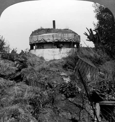 Tysk pillerlåda, Bullecourt, Frankrike, första världskriget, 1917.