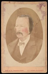 Porträtt av Dr. Thomas M. Logard, 1873.