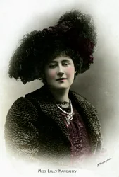 Lily Hanbury 1874-1908, engelsk skådespelerska, tidigt 1900-tal.