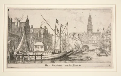 Het Rockin, mette Beurs (The Rokin, with the Bourse)