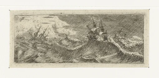 Liten havsbild med fartyg i en storm Small Seascapes (serietitel)