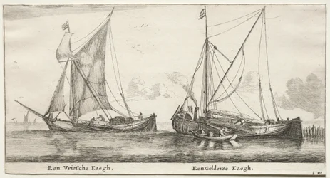Ships of Amsterdam: A Frisian Bilander. En Gelderland Bilander.