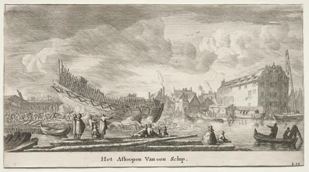 Ships of Amsterdam: sjösättning av ett fartyg.