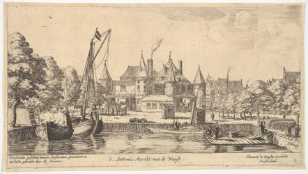 S. Anthonis Marckt med de Waegh, 1600-talet.