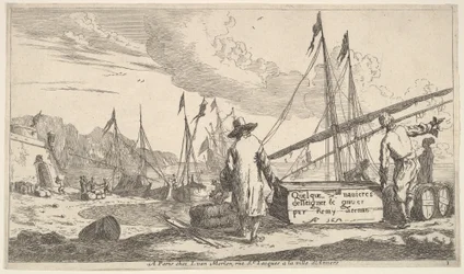 Titelsida, Några fartyg designade och graverade av Remy Zeeman, 1652.